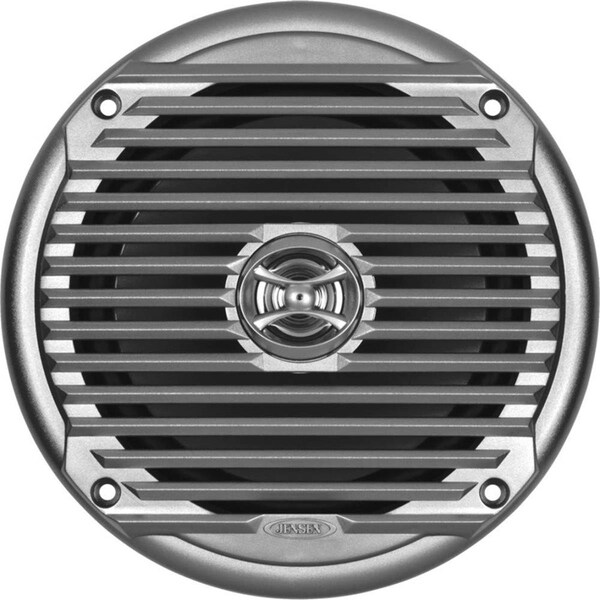Cb Distributing 6.5 in. Jensen Coaxial Marine Waterproof Speakers, Silver, 2PK ST3647159 - main